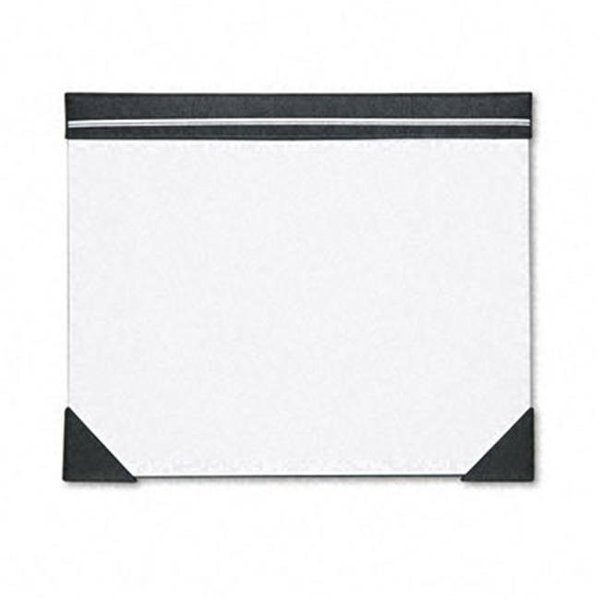 House Of Doolittle House of Doolittle 45002 Executive Doodle Desk Pad  25-Sheet White Pad  Refillable  22 x 17  Black/Silver 45002